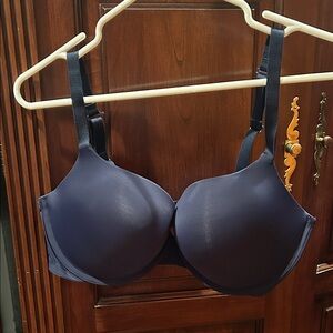 NWT Auden Radiant Navy Blue Plunge Push Up Bra